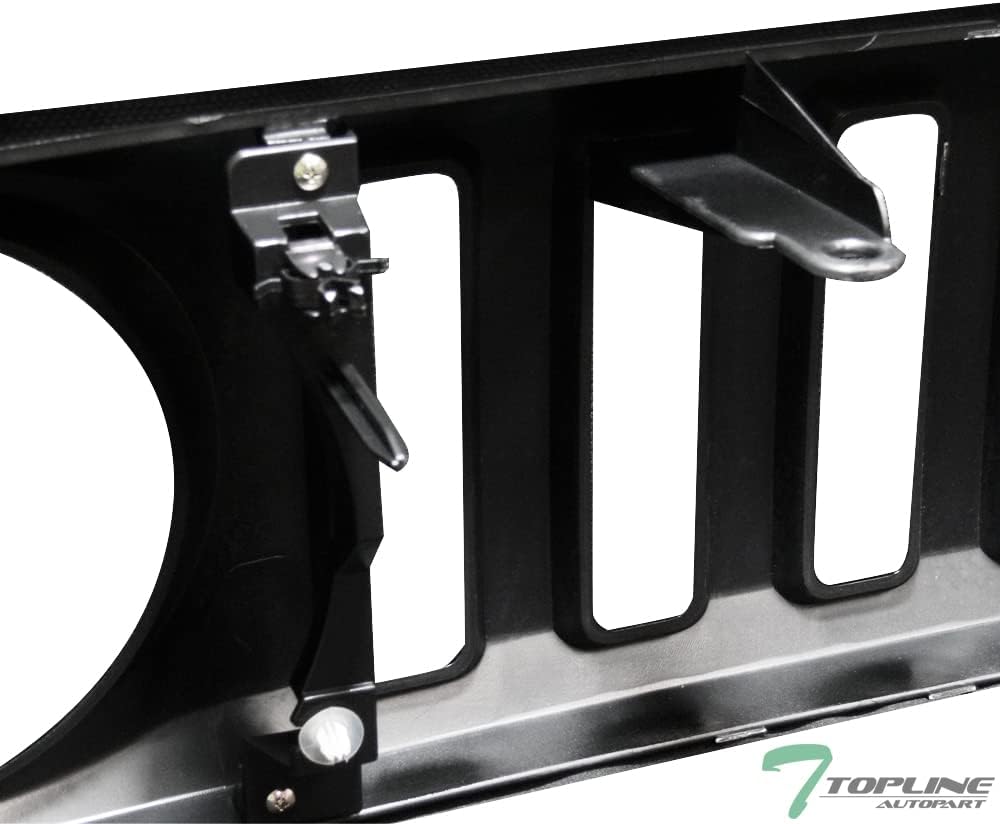Glossy Black Vertical Front Grille C6987