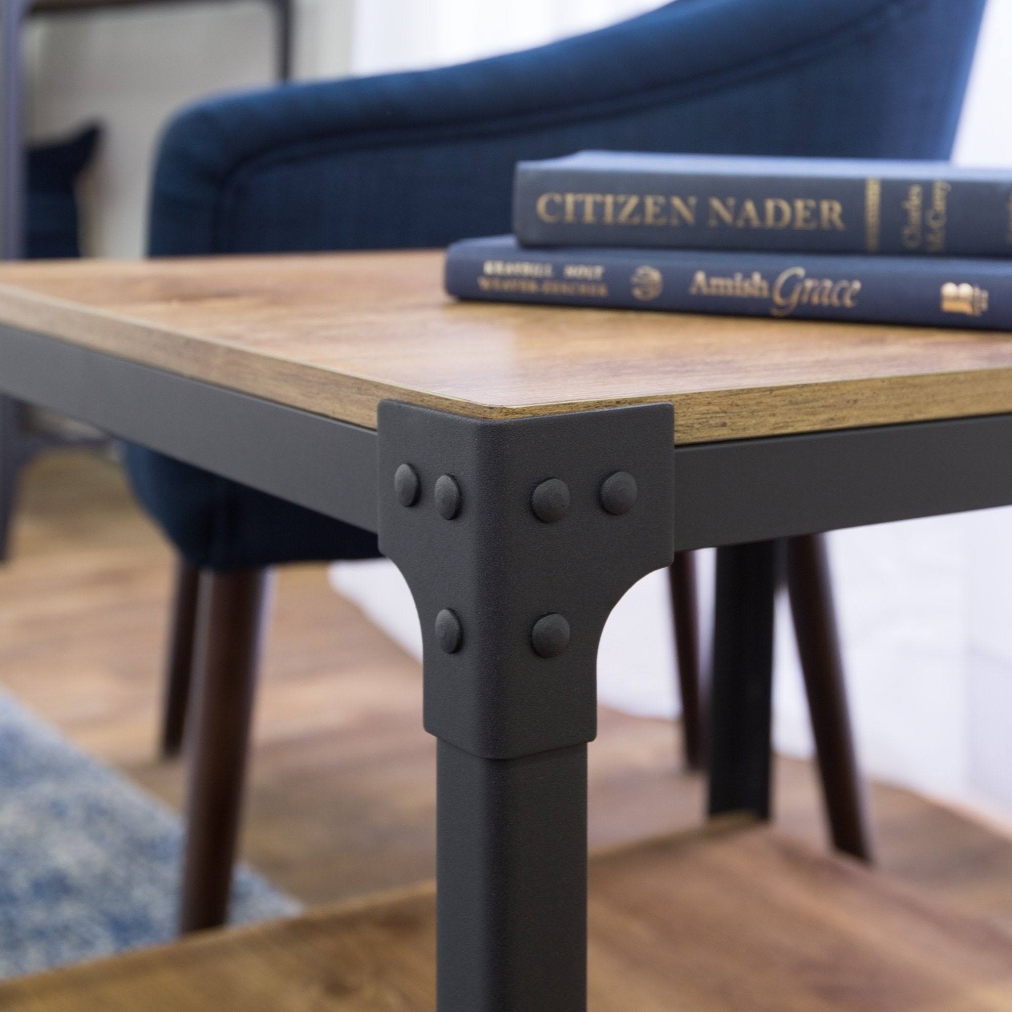Set of 2 Barnwood Side Tables A32597