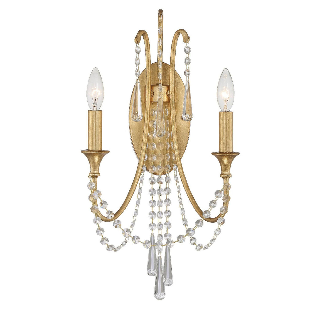 Antique Gold Wall Mount Light X526641