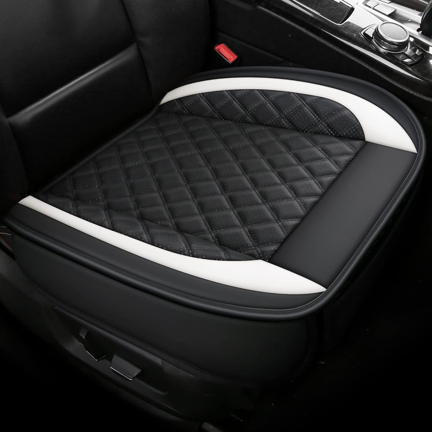 Gray PU Car Seat Cover Protector for Front Seat Bottom H761624