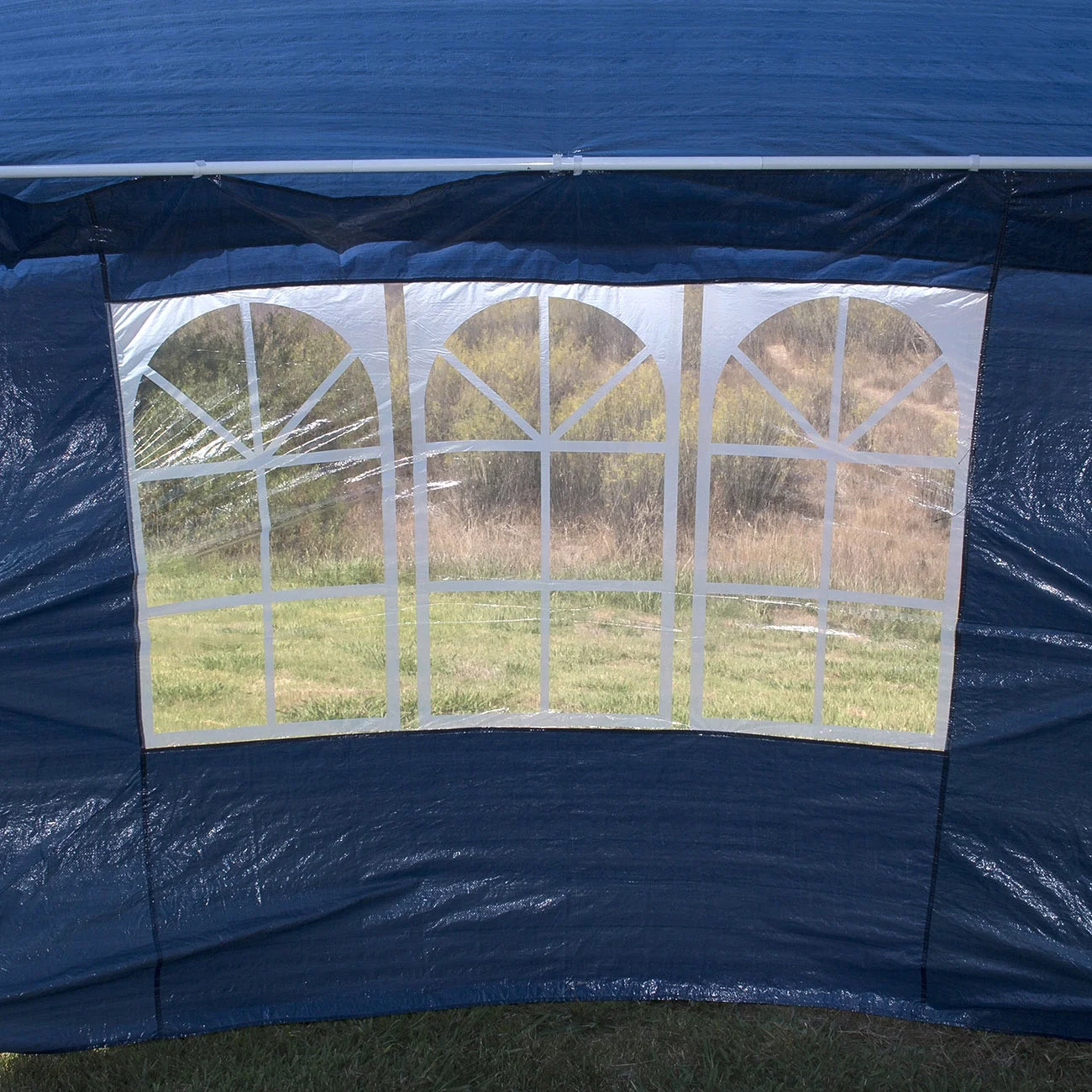 Blue Outdoor Canopy Tent Pop Up Gazebo L490970