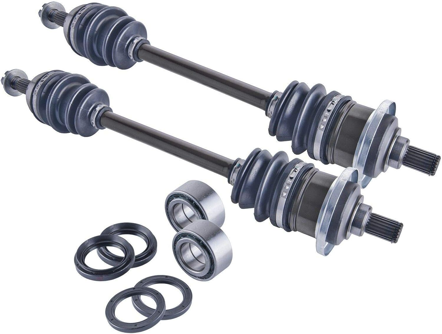 Arctic Cat 400/500 2002 2003 2004 Rear CV Axles Wheel Bearings & Seals Set V4220