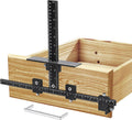 Cabinet Hardware Jig, Adjustable Drill Guide with Punch Locator Templates G148
