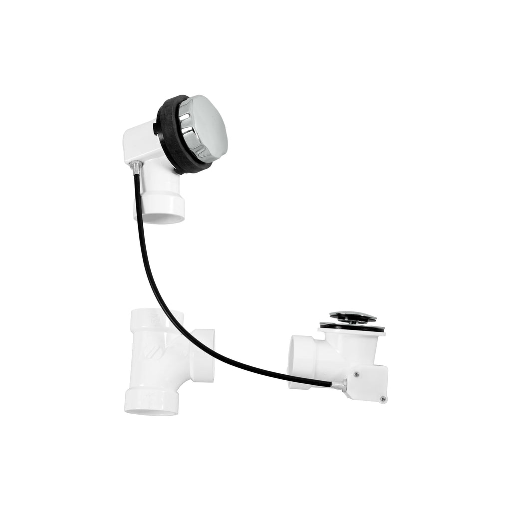 Polished Chrome 27-inch PVC Cable Drain V398330