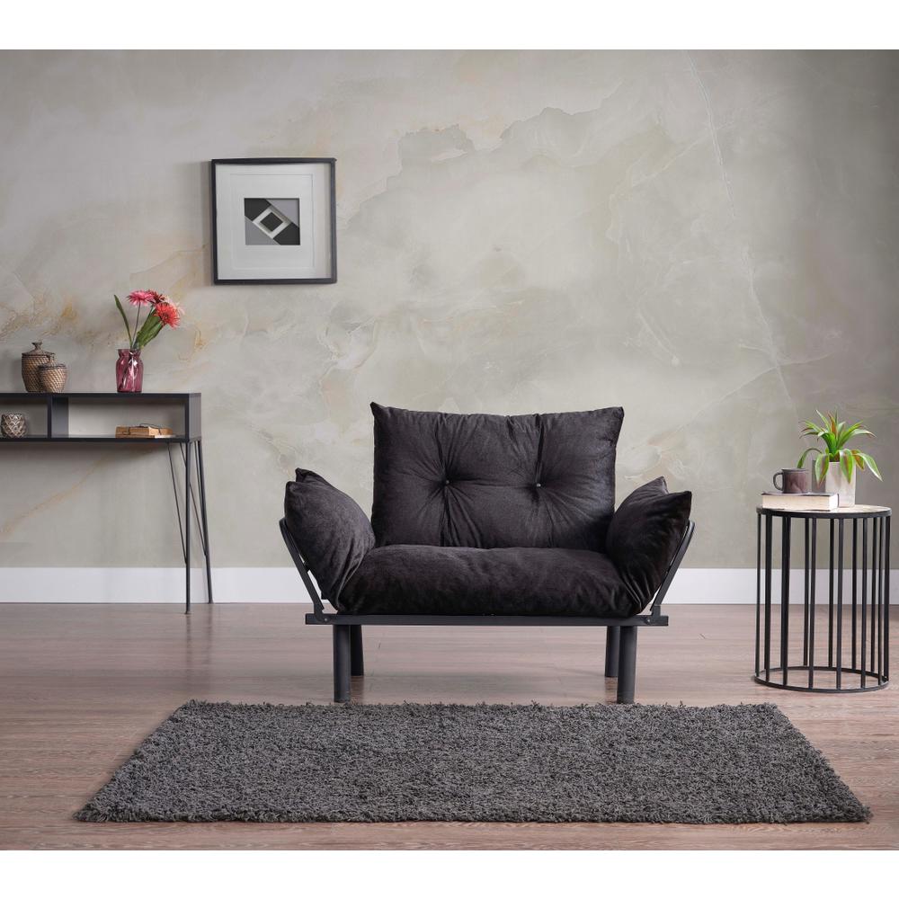 Black Loveseat A177105
