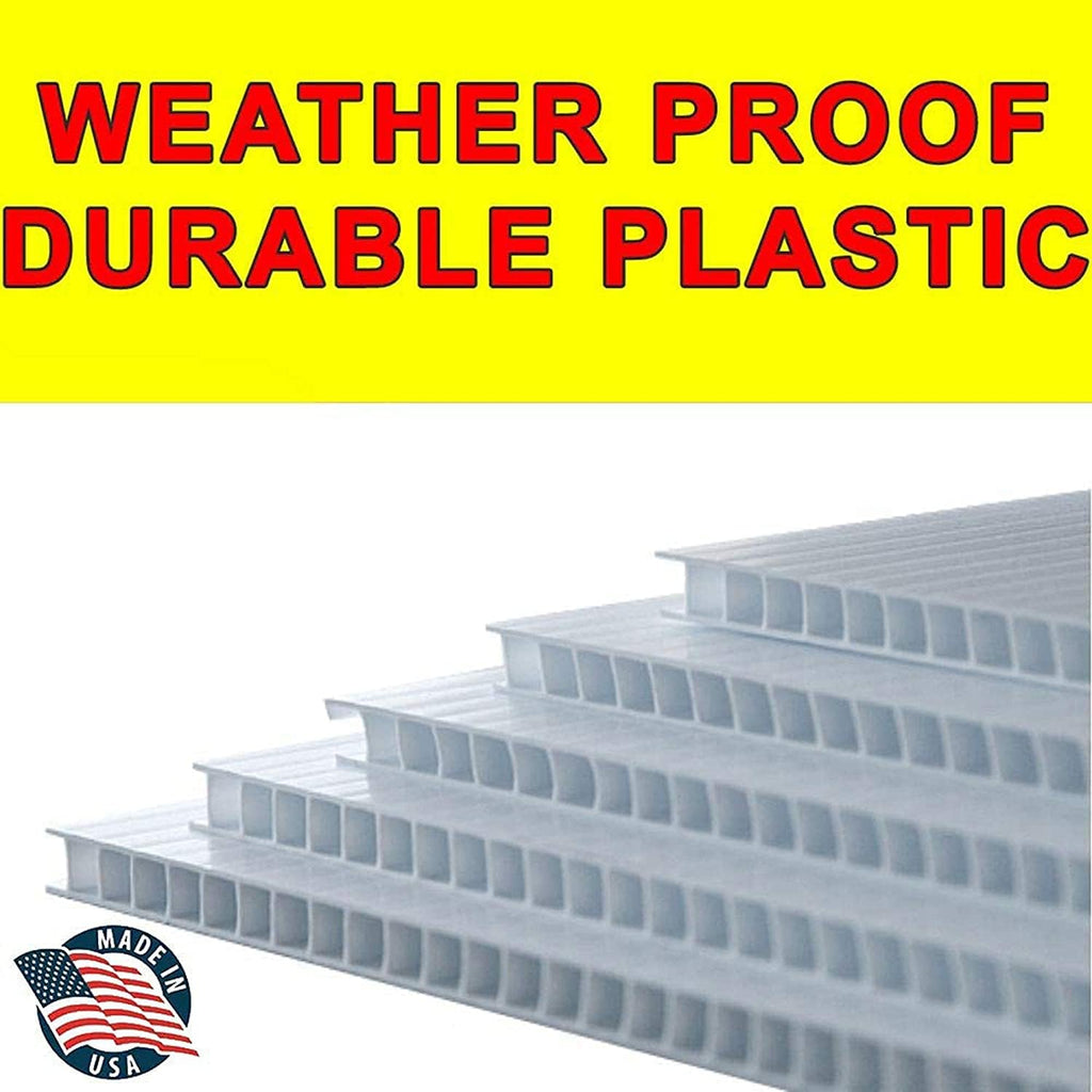 18x12 Single-Sided Screen Print UV-Ink Waterproof Yard Signs (25) Z650