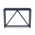 Blue Wood Console Table B957