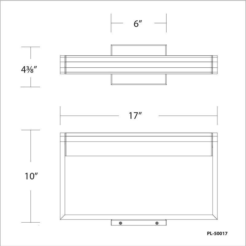 Black LED Picture Light S3421