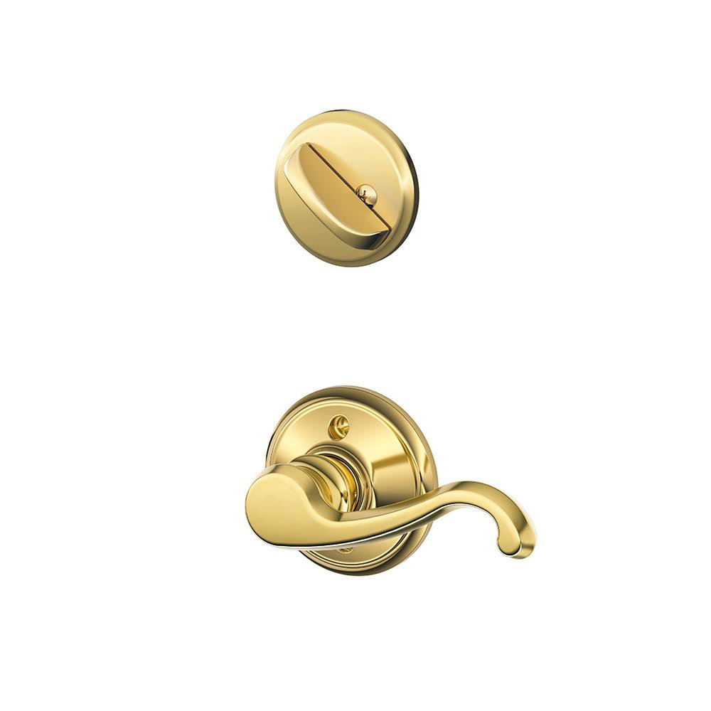 Bright Brass Lever Inside Trim for Single Cylinder Handleset P68295
