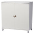 White Wood Entryway Storage Sideboard Cabinet V636604