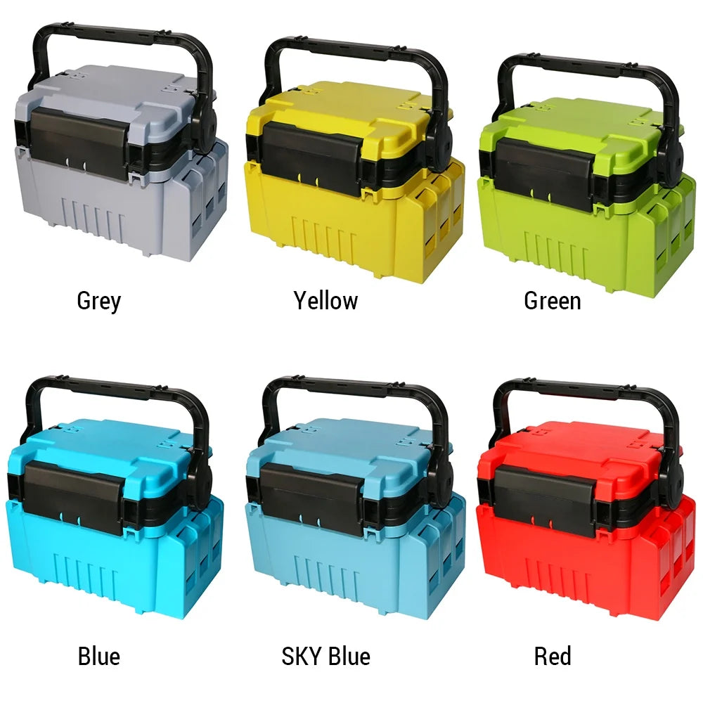 Fishing Tackle Box Travel Fishing Case Portable Gear Organizer T401952