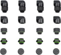 20 PCS Silver Chrome G1/4" Plug Fittings A127