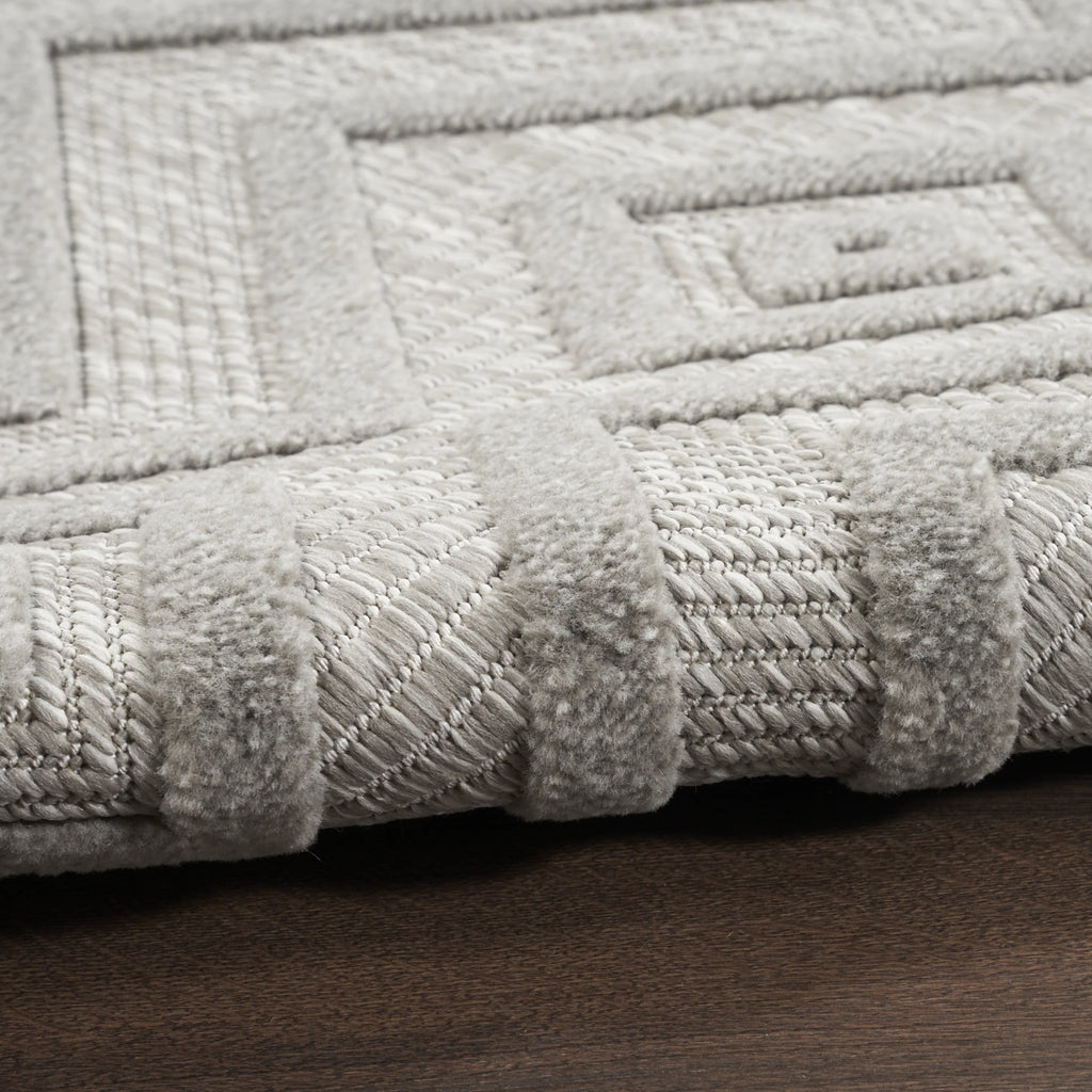 Silver Grey 6' x 9' Area Rug S844