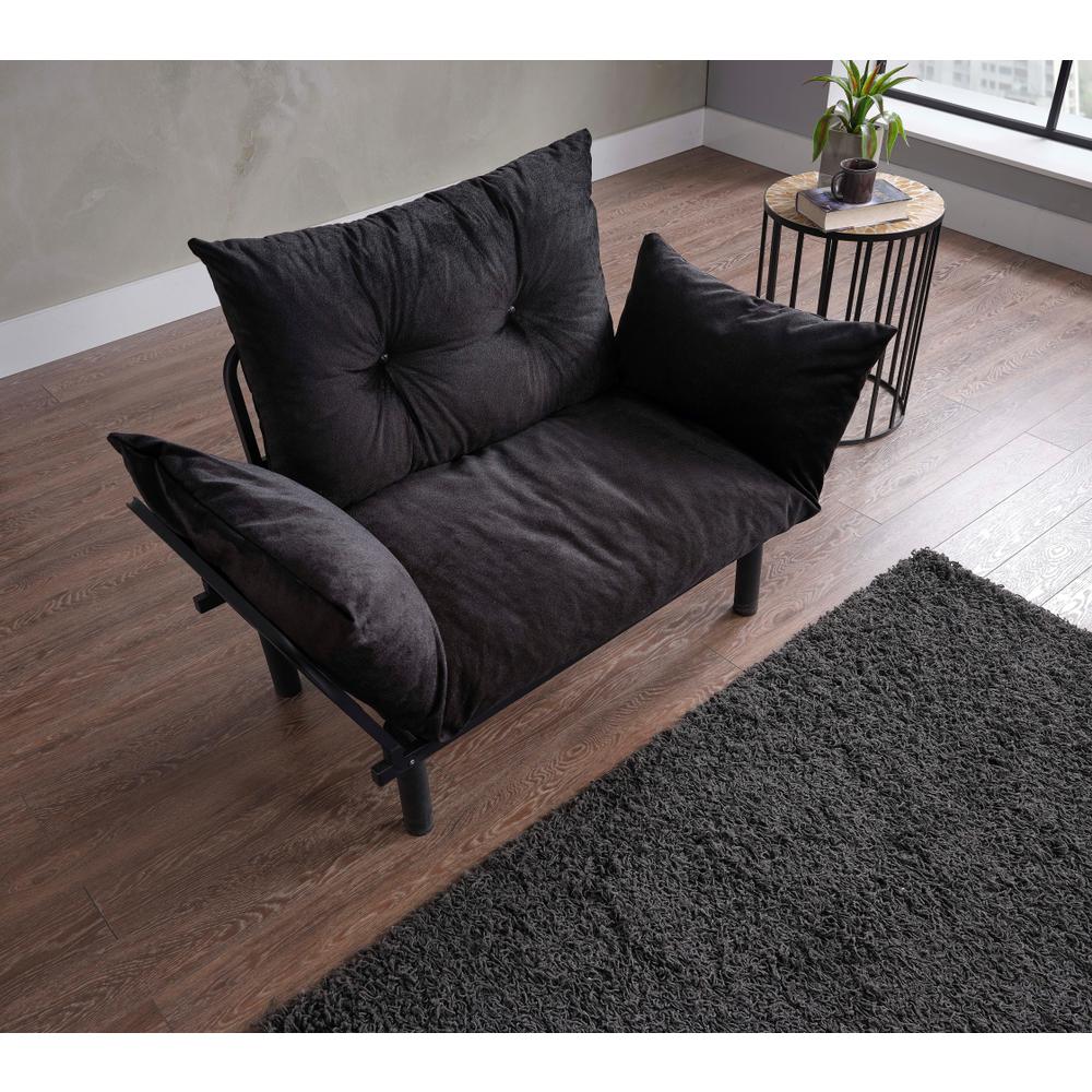 Black Loveseat A177105
