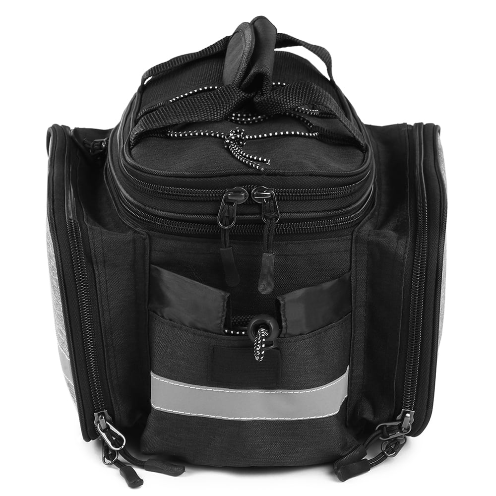 Rear Seat Bag Expandable Waterproof MTB Pannier Bag With Rain Cover P88623