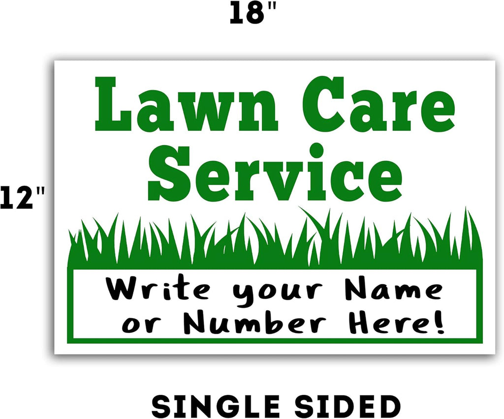 18x12 Single-Sided Screen Print UV-Ink Waterproof Yard Signs (25) Z650
