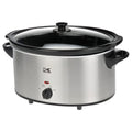 6 Qt Stainless Steel Oval Slow Cooker H2530
