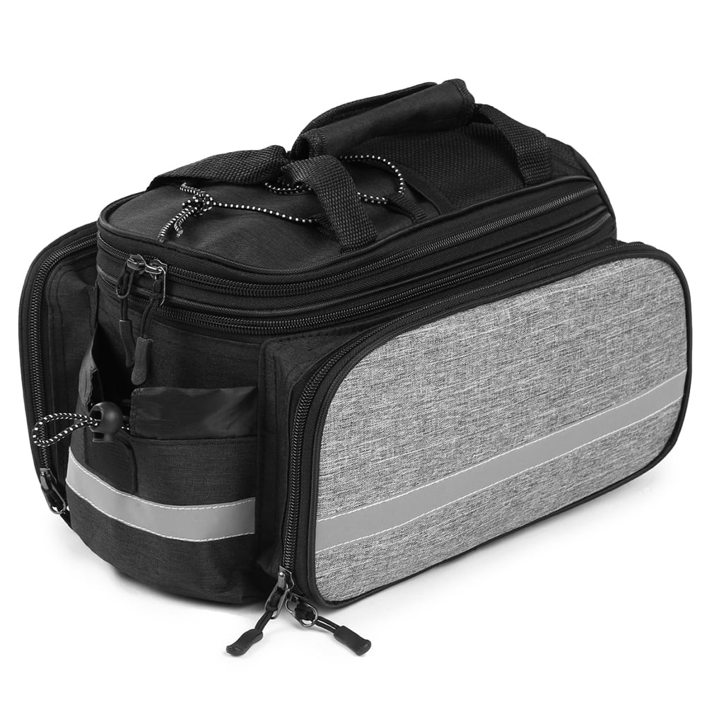 Rear Seat Bag Expandable Waterproof MTB Pannier Bag With Rain Cover P88623