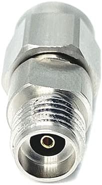 2.92 mm Female to SMA Male Microwave Adapter, DC to 26.5 GHz, 50 Ohm, Stainless Steel Body, Pack of 2 M765
