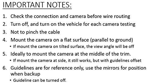 Integrated Backup Camera Kit for Factory Radio A624