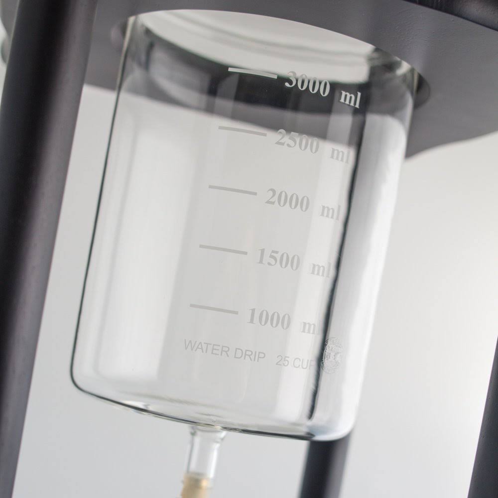 25 Cup Cold Drip Maker Black Wood Frame W21199