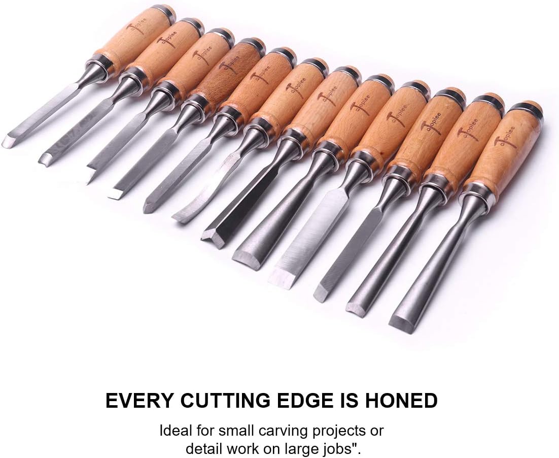 12pcs Wood Carving Chisel Gouges Set V98838