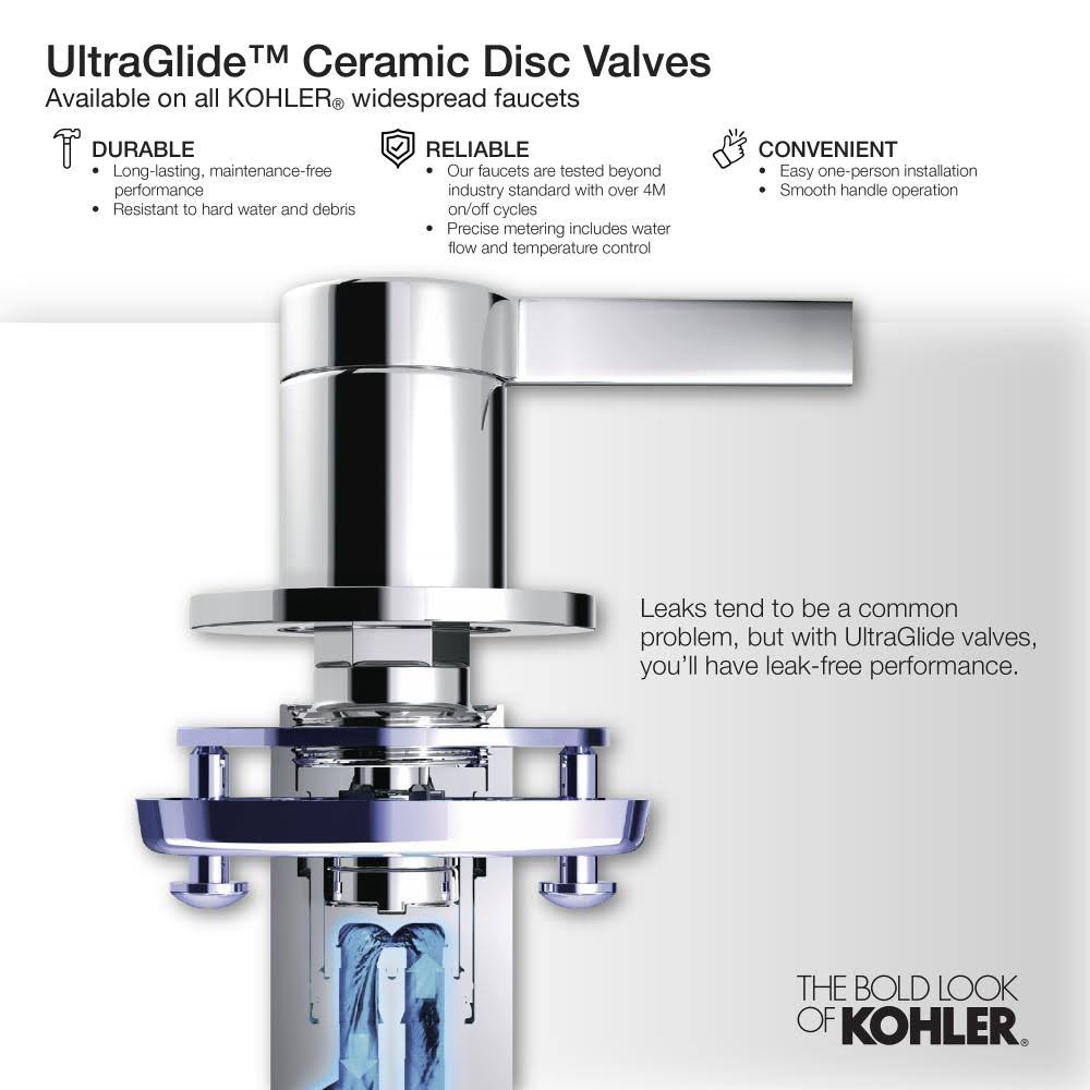 Polished Chrome Widespread Faucet T62449
