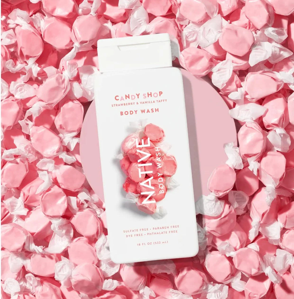 Strawberry And Vanilla Taffy Body Wash B490635