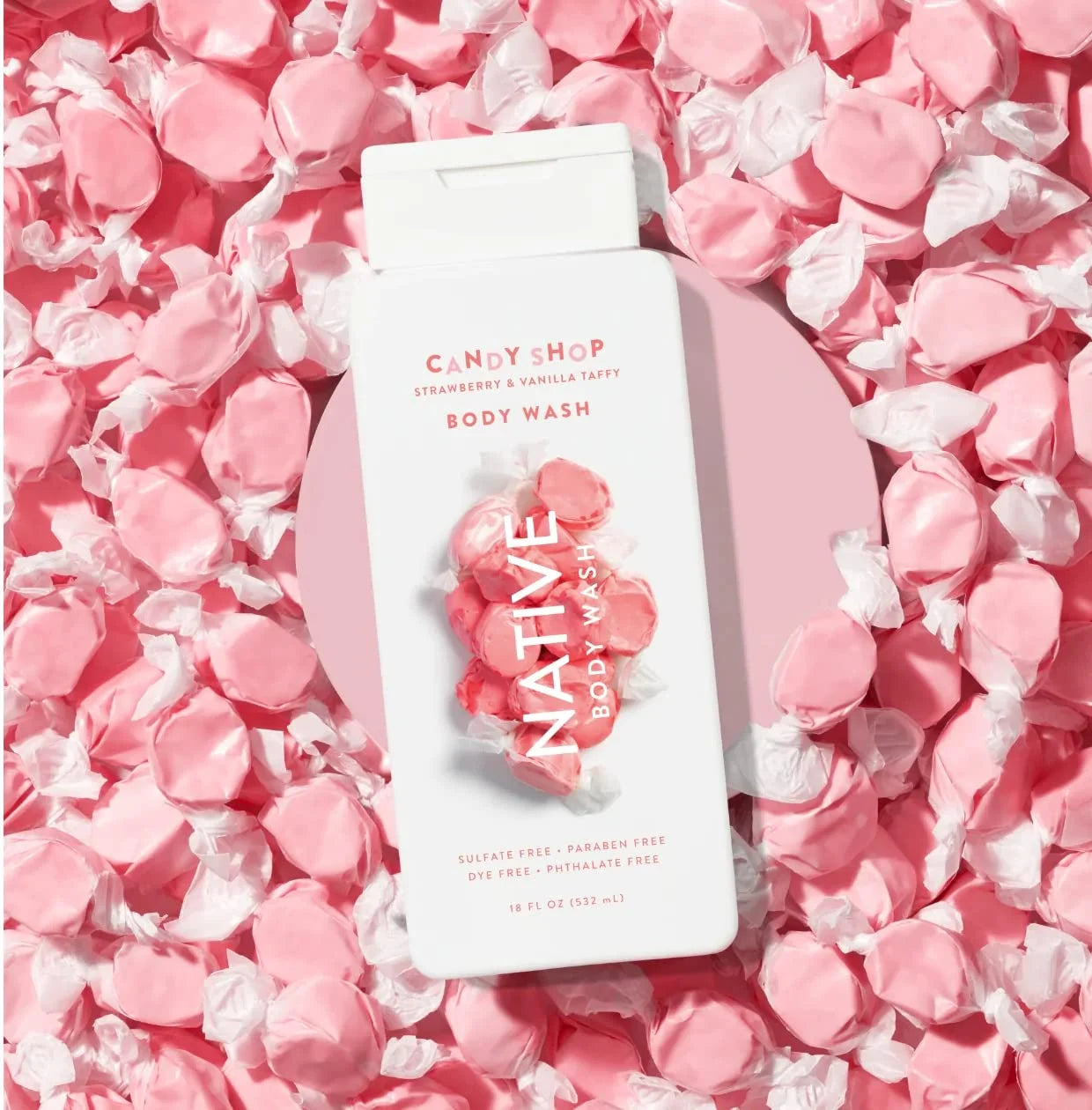 Strawberry And Vanilla Taffy Body Wash B490635