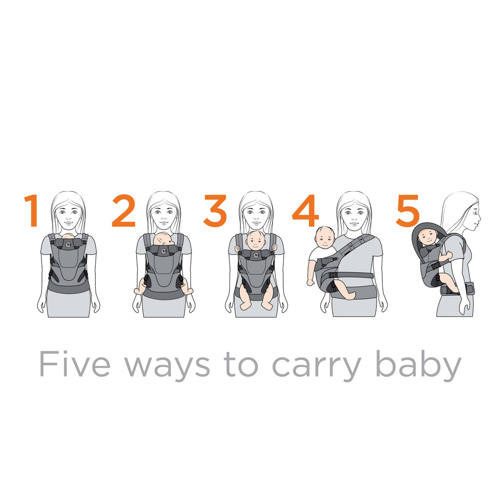 5-in-1 Baby Carrier Daydream Grey Y353