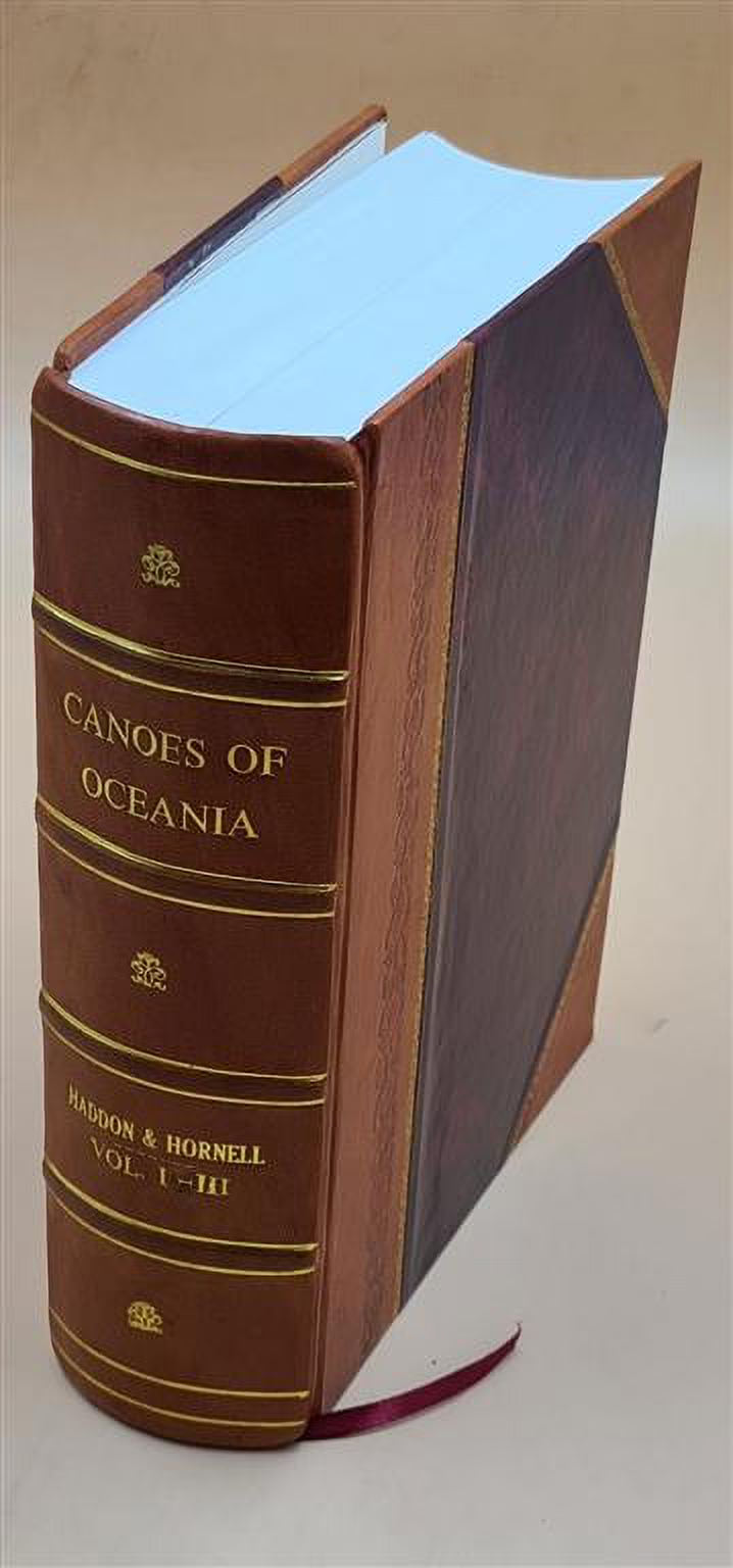 Canoes of Oceania Volume 1-3 1936 Leather Bound T785597