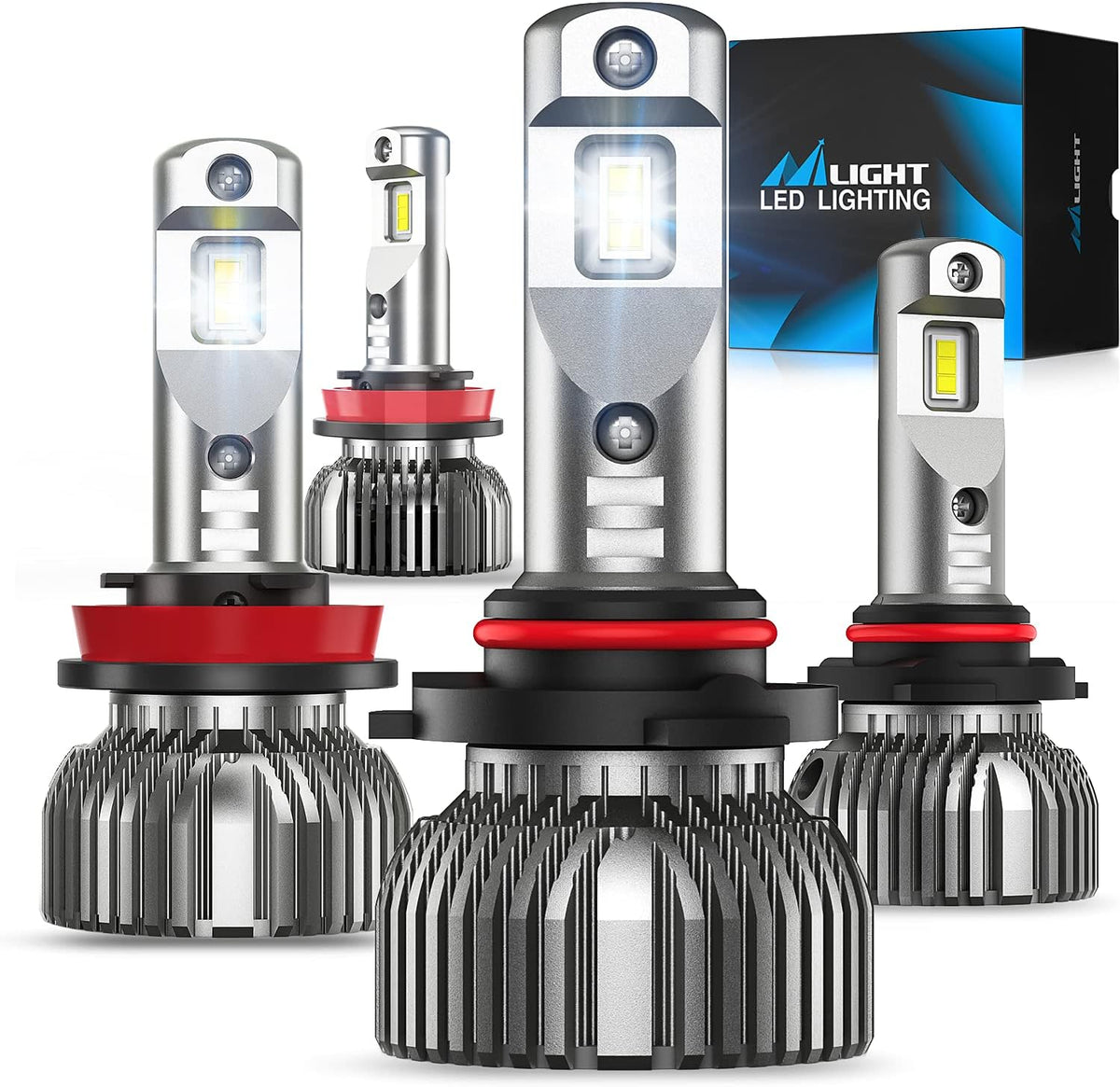 9005 9006 Combo LED Headlight Kit, 6500k Cool White IP67 Pack of 2 E954747