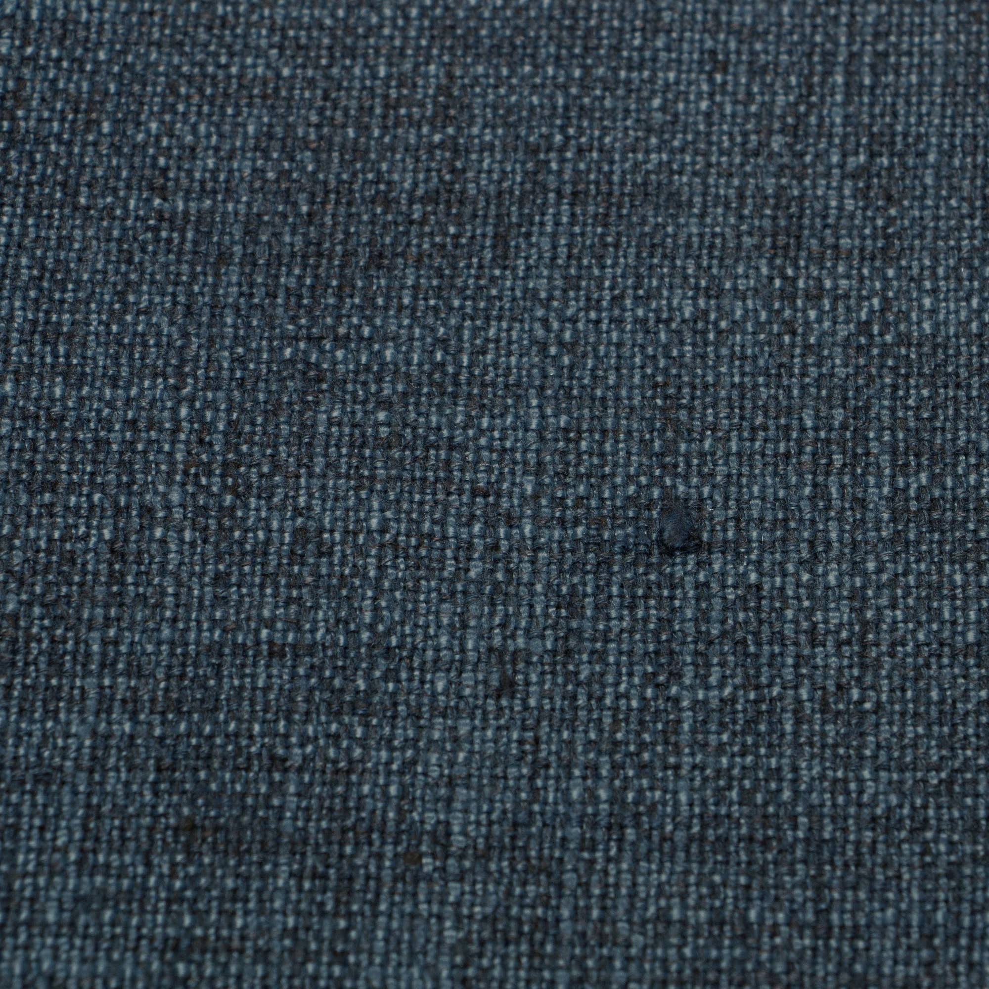 Dark Navy Linen Headboard with Pewter Nailbuttons M65066