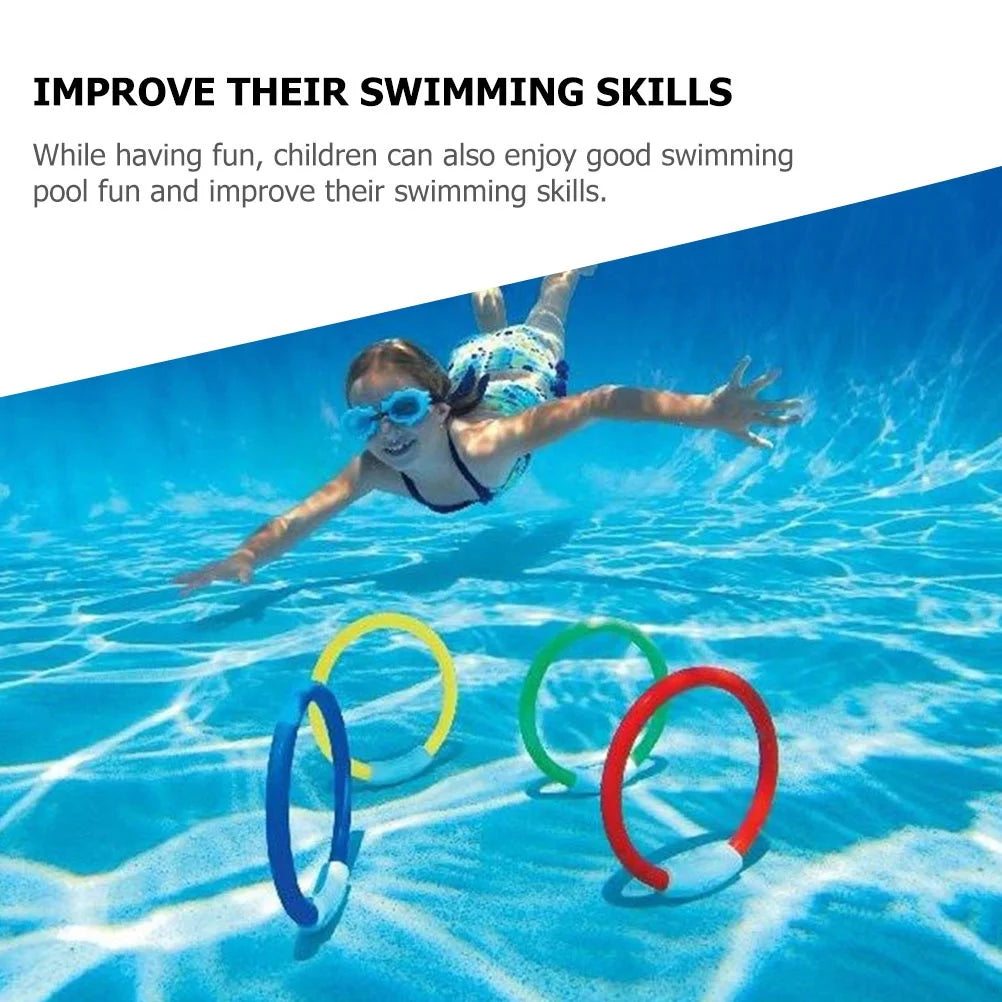 3 Sets Plastic Diving Toys for Kids Pool U558