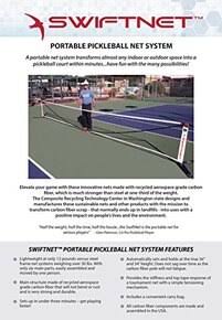Portable Pickleball Net D7197