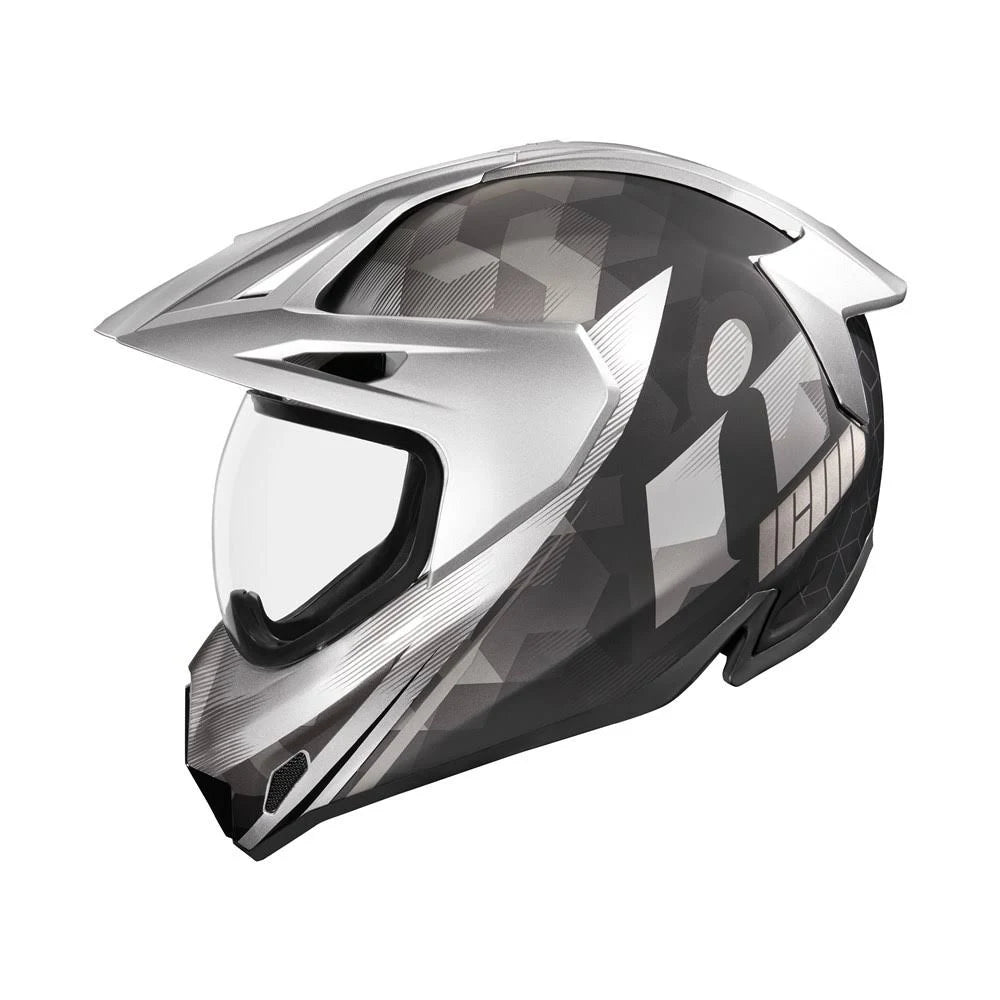 Black Dual Sport Helmet, Size: Large V560