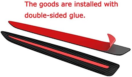 Black Anti-Collision Bumper Guard Strip Protector Trim (2 Pack) A71979