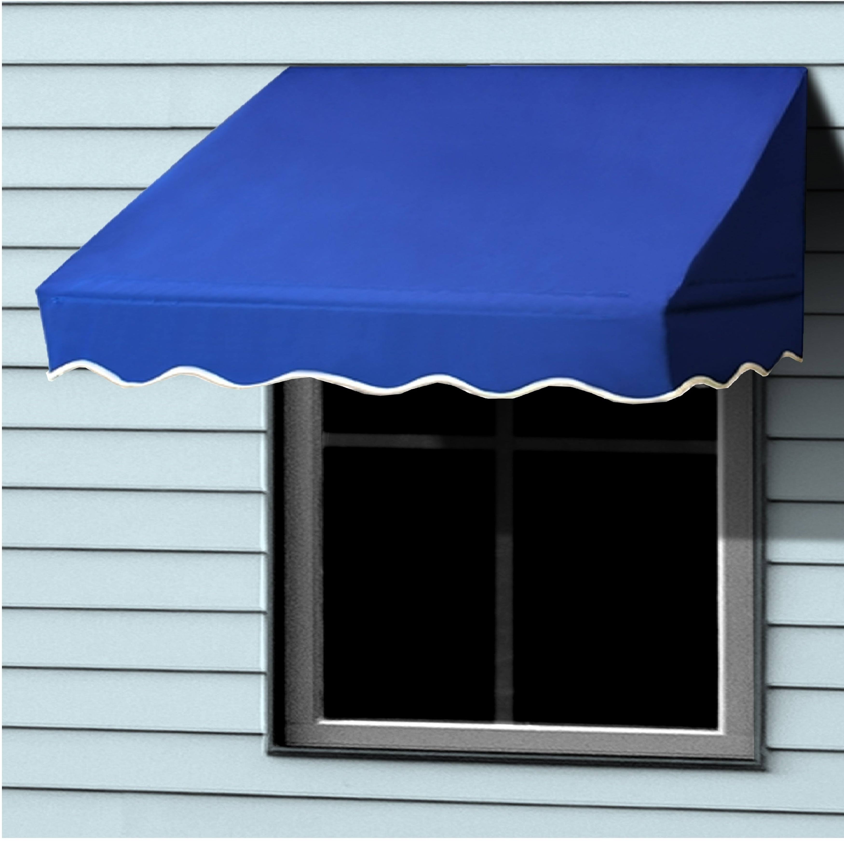 Blue 8 ft Window Door Awning Canopy G624