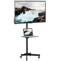 Mobile TV Cart for 23 to 55 LCD LED Plasma Flat Panel Stand with Wheels S67627