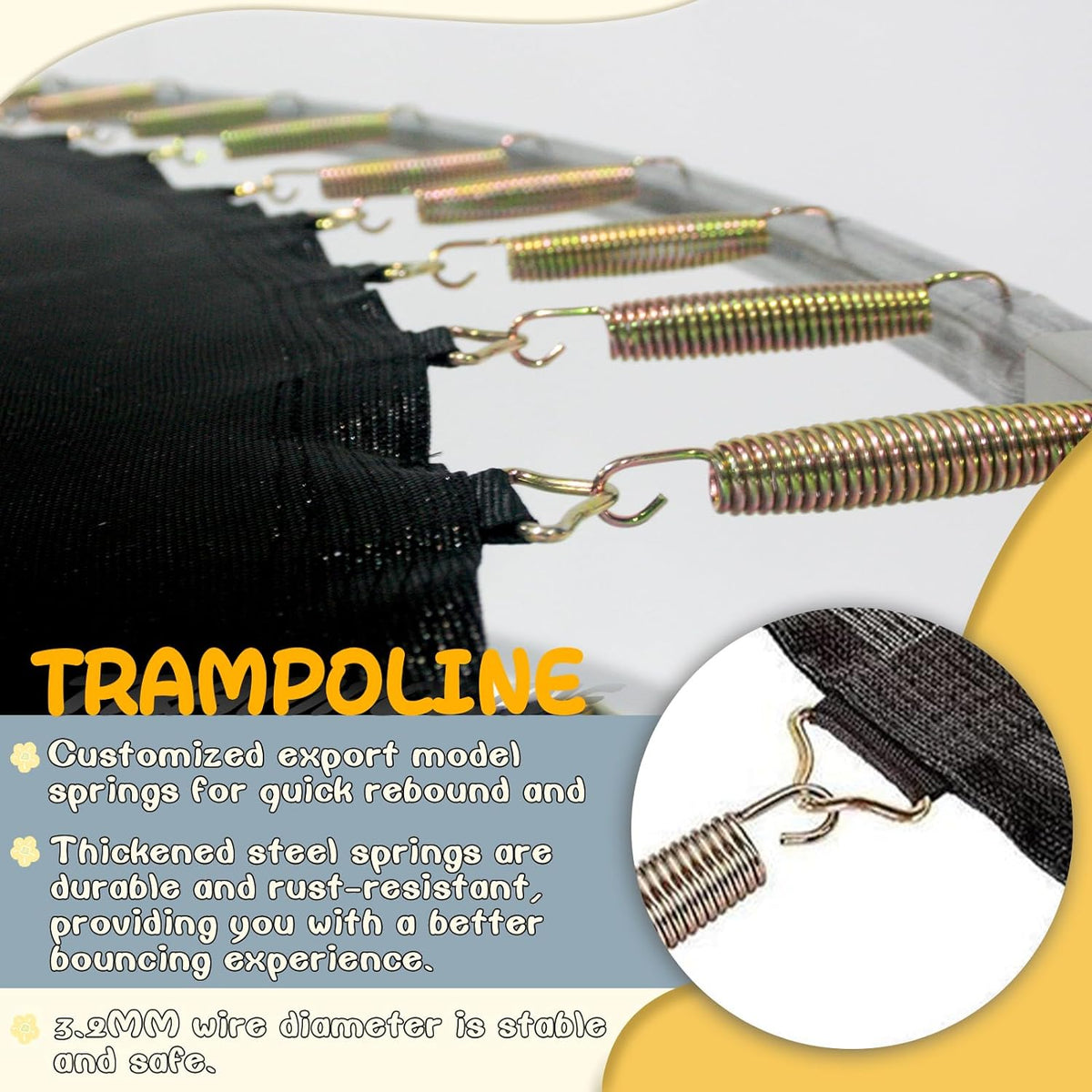 12FT Trampoline with Steel Ladder & 1200lbs Capacity Enclosure Net D98988