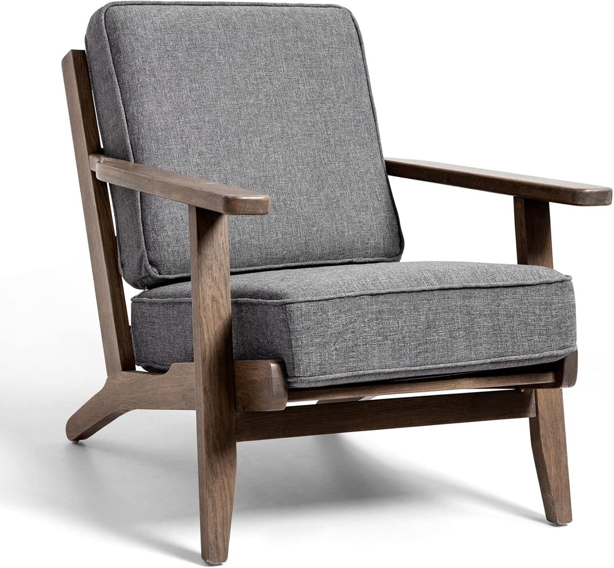 Grey Fabric Dining Chair with Cushions S27603