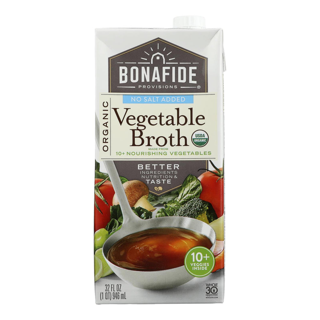 Organic Vegetable Broth 32 fl oz (Pack of 6) M695787