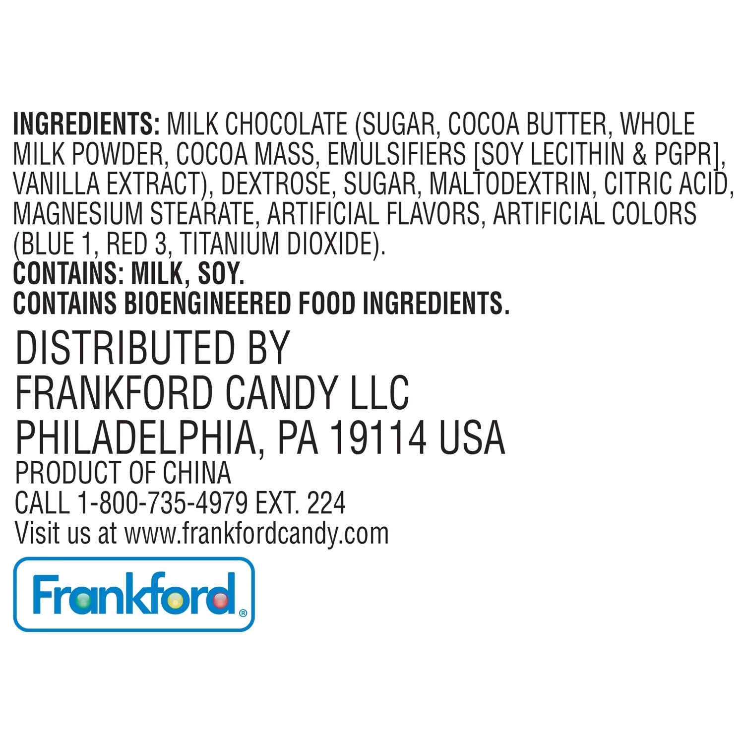 Milk Chocolate Candy, 0.88 oz O1503