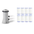 530 GPH Cartridge Filter Pump with 8 Filters N40294