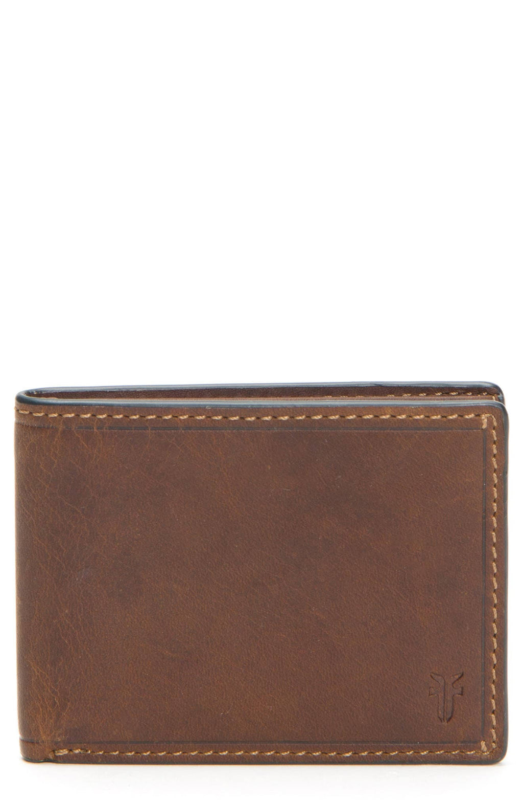 Dark Brown Leather ID Billfold Y741