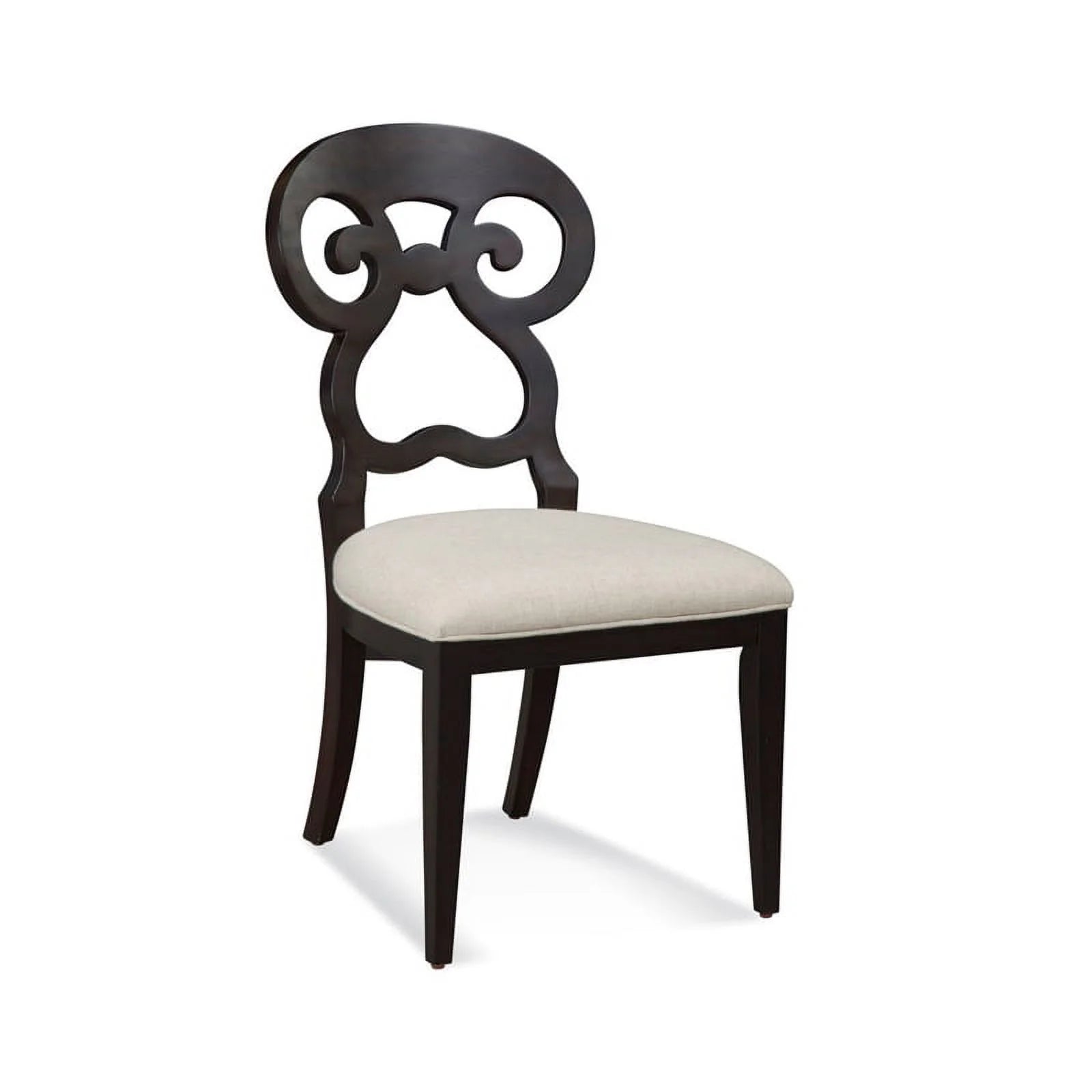 Espresso Wood Dining Side Chair V32366
