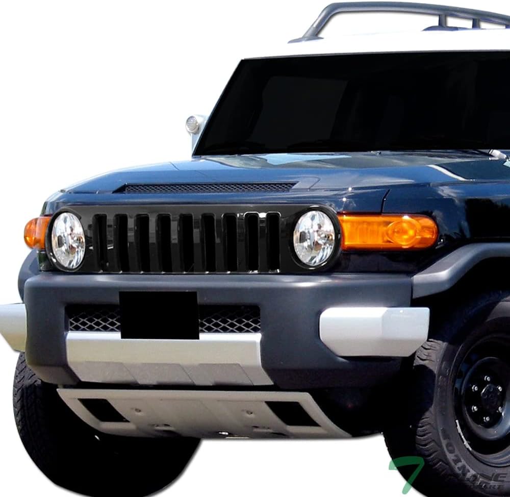 Glossy Black Vertical Front Grille C6987