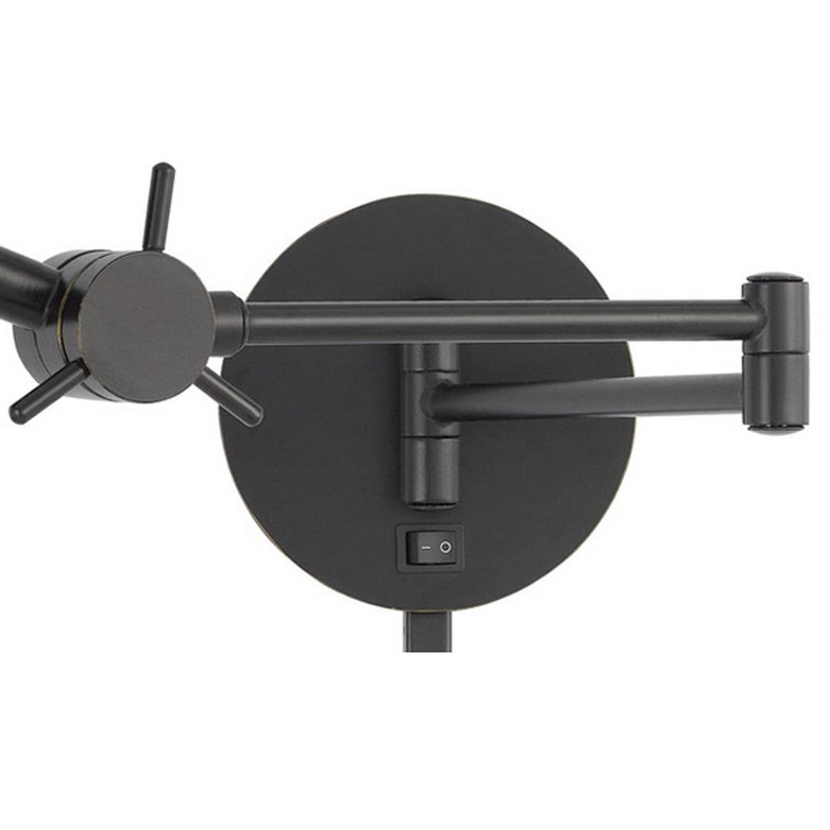 Swing Arm Wall Lamp with Adjustable Shade Dark Bronze T53911