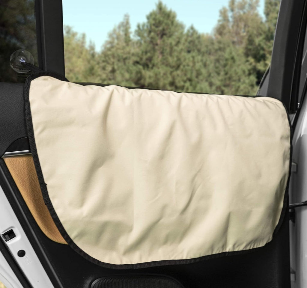 Velvet Car Door Protector, Washable & Waterproof, Set of 2 Desert Sand X134