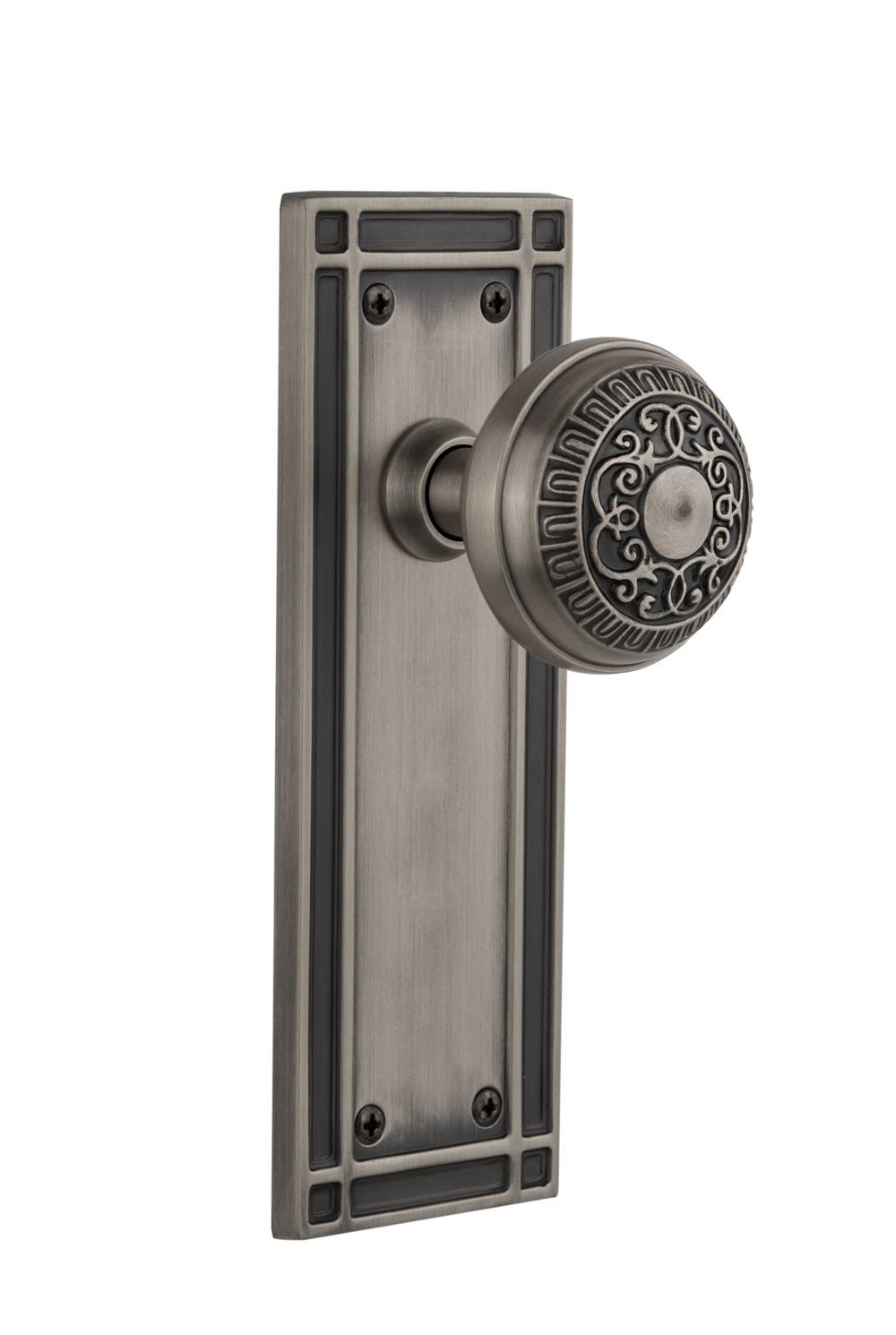 Antique Pewter Passage Door Knob Z33136